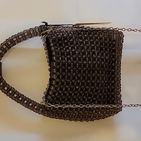 NWT BOUFFANTS & BROKEN HEARTS Kendra Dandy Skull Funky Halloween Beaded Purse - Picture 8 of 16